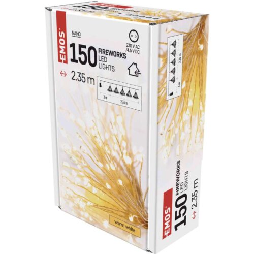 Emos Novogodi&scaron;nji LED nano vatromet 150 LED dioda 2.35 m Cene