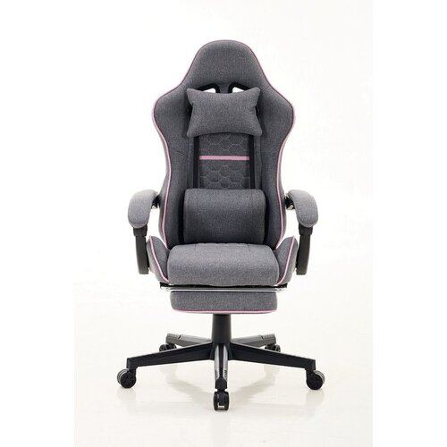 Eplaygame Gejmerska stolica HC-4095 FABRIC PG sivo roza štof Cene