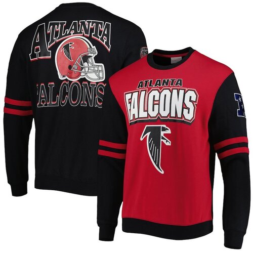 Mitchell And Ness mu&amp;scaron;ki Atlanta Falcons All Over Crew 2.0 pulover Slike