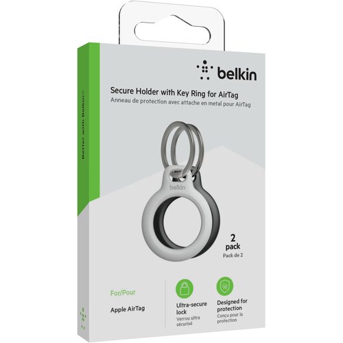 Belkin 1x2 Key Ring for Apple AirTag, black/white MSC002btH35 Cijene