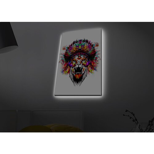 Wallity Slika sa LED osvetljenjem 4570MDACT-076, 45x70 cm Cene
