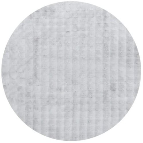 Mila Home Svetlo siva pralna okrogla preproga &amp;oslash; 100 cm Bubble Grey &amp;ndash; Slike