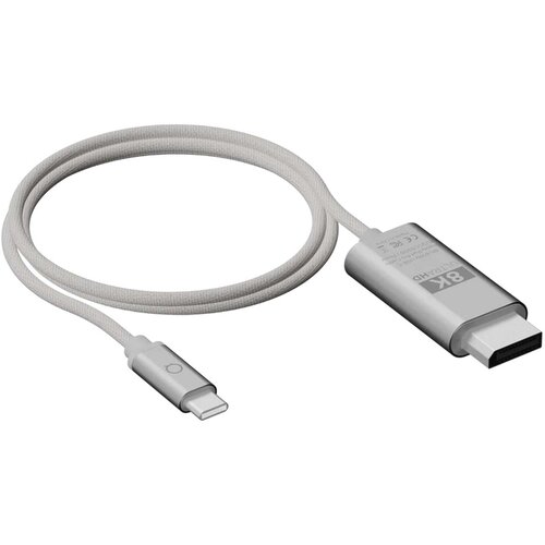 LINQ USB-C na DisplayPort kabel 2m 8K Ultra HD, serija ProCable, Svetlo siva, (5000191901) Cene