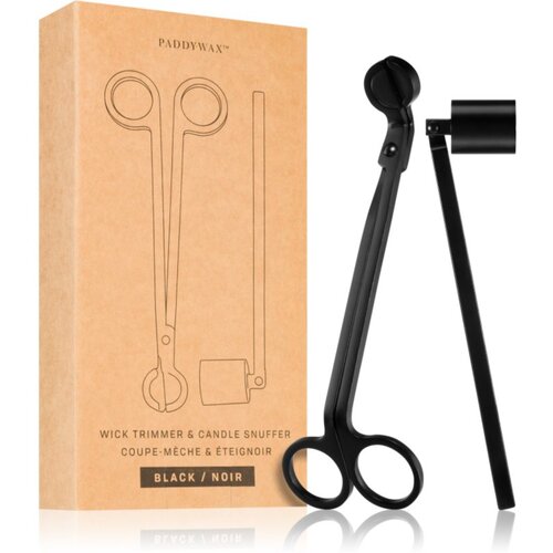 Paddywax Accesories Wick Trimmer & Candle Snuffer - Matte Black darilni set Cene
