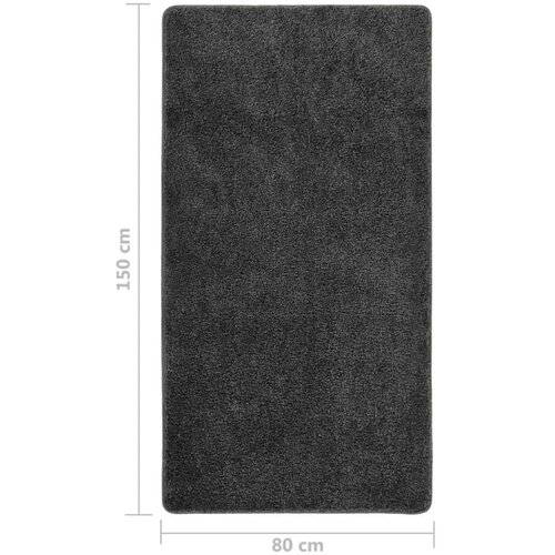  Čupavi tepih tamnosivi 80 x 150 cm protuklizni Slike