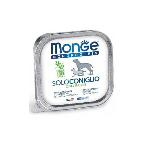 Monge pa&amp;scaron;teta za pse sa ukusom zečetine 150gr Slike