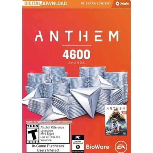  Anthem: 4600 Shards Origin Key GLOBAL Cene
