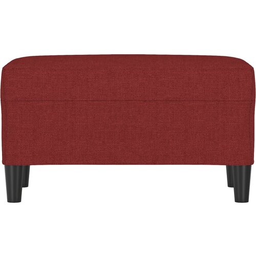  Klupa Crvena boja vina 70 x 35 x 41 cm od tkanine Slike