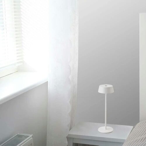  LED spoljna prigu&amp;scaron;iva dodirna punjiva stona lampa LED/2W/5V IP54 bela Slike