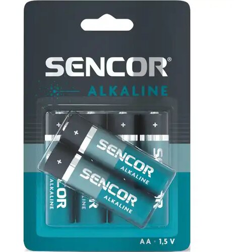 Sencor Baterija LR06 AA 4+2BP Alkalne 6/1 Slike