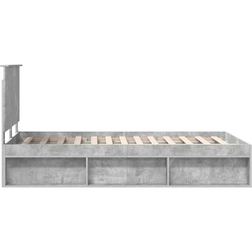  Krevetna konstrukcija Beton 120 x 190 cm Čvrsto borovo drvo Slike