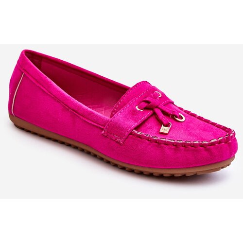 Kesi Classic suede loafers Fuchsie Good Time Slike