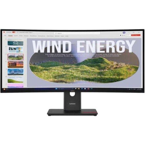 Lenovo Monitor ThinkVision 34" (T34WD-40) 2K UWQHD+ / 120Hz / VA Cene