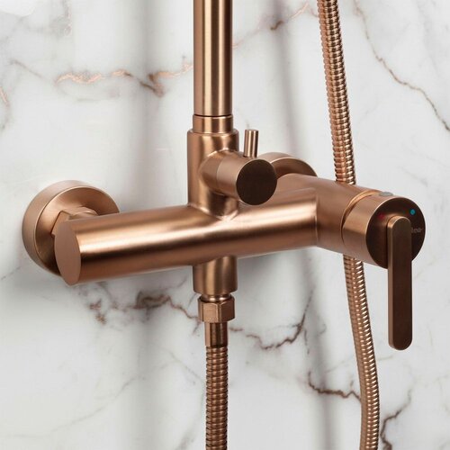 REA Bath Tu&amp;scaron; set Rea Ontario Brush Copper Slike