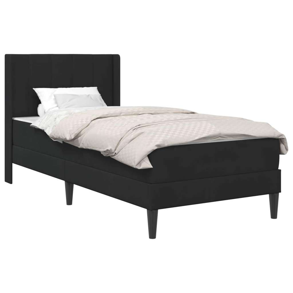  Okvir za krevet Crna 90 x 190 cm Bar&amp;scaron;un - Crna 90 x 190 cm Slike