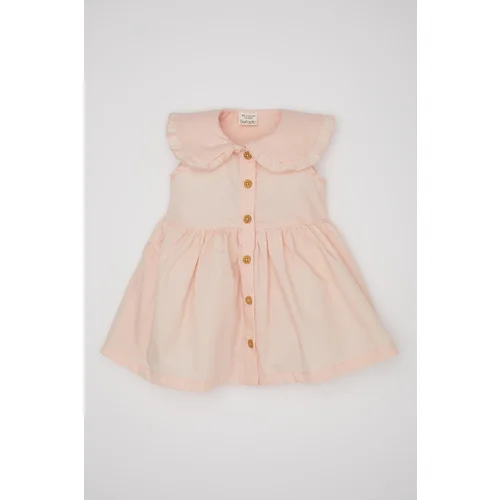 Defacto Baby Girl Sleeveless Poplin Dress