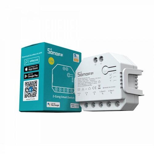 SONOFF smart switch Wi-Fi 2-channel, motor control for DUAL3LITE roller shutter Cijene