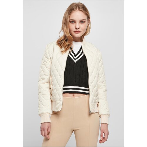 UC Ladies Ladies Diamond Quilt Nylon Jacket whitesand Slike