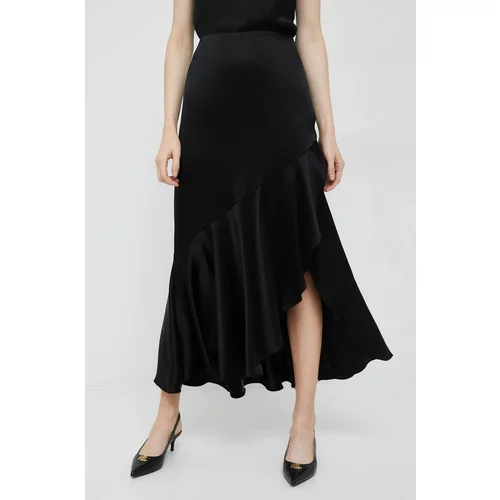 Polo Ralph Lauren Suknja boja: crna, midi, ravna