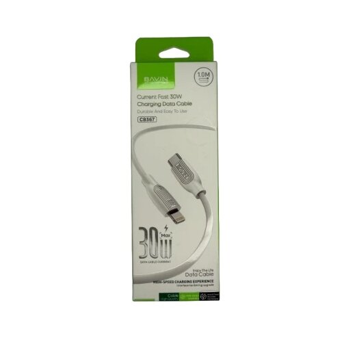 BAVIN kabl 30W Type C na Ligtning bela - CB367 ( 90129 ) Cene