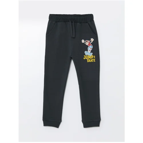 LC Waikiki Elastic Waist Nostalgic Monkey Baby Boy Jogger Tracksuit Bottom 2-Pack