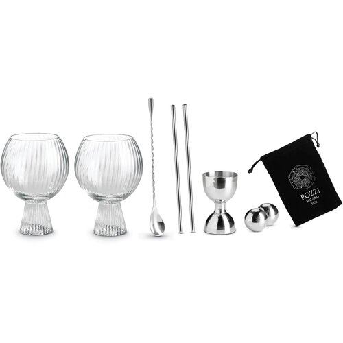Pozzi_Milano Silver Nights 8u1 koktel set Slike