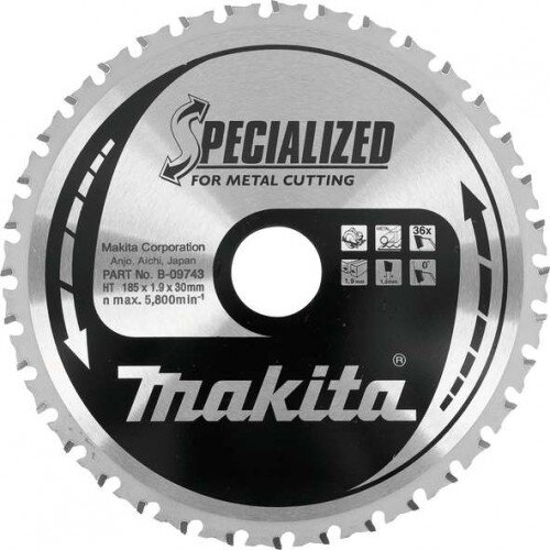 Makita TCT saw blade for inox 150x20mm,60T DCS551 B-47014 Slike