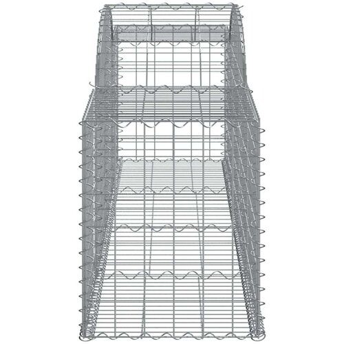 vidaXL Lučne gabionske ko&scaron;are 12 kom 300x50x60/80 cm pocinčano željezo Cijene