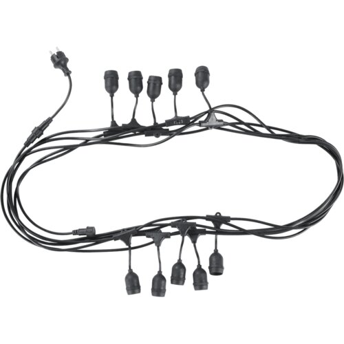 Avide Kabel sa 10 sijaličnih grla E27, dužina 10 met., Outdoor &amp;ndash; Outdoor E27 String 10m Slike