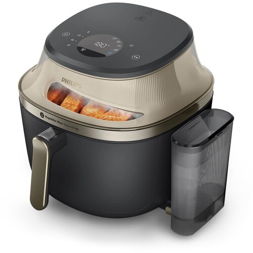 Philips NA543 /00 fryer Single 7.2 L Stand-alone 2000 W Hot air fryer Black, Champagne Cijene