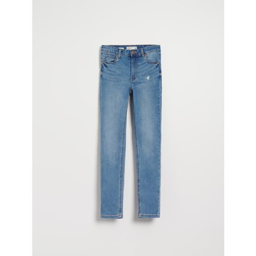 House - Skinny traperice s push-up efektom - Plava Cijene