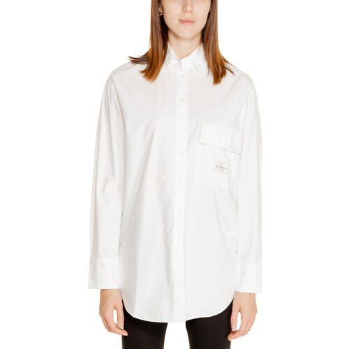 Calvin Klein Jeans LONG COTTON UTILITY J20J223867 Bijela Slike