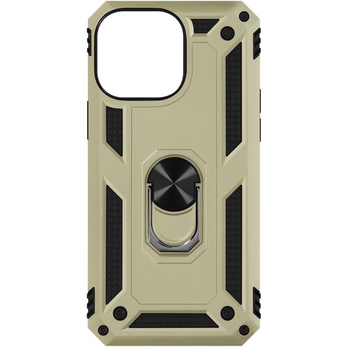 AVIZAR iPhone 15 Pro Max Shockproof Ring Case, serija ArmoRing Gold, (20834175) Cene