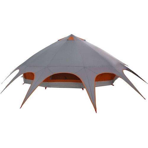  Teepee &amp;scaron;ator s krovom Siva i narančasta 600 x 600 x 347 cm Slike
