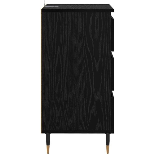  Kreveta s ladicama Crni hrast 35 x 40 x 70 cm Konstruirano drvo Slike