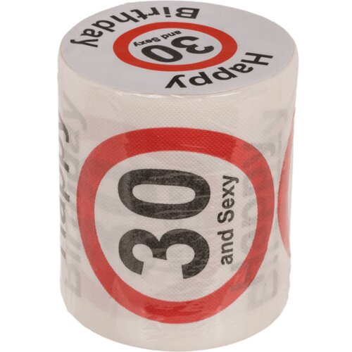  Toaletni papir - Vse najboljše - 18, 30, 40 & 50 - 30 Cene