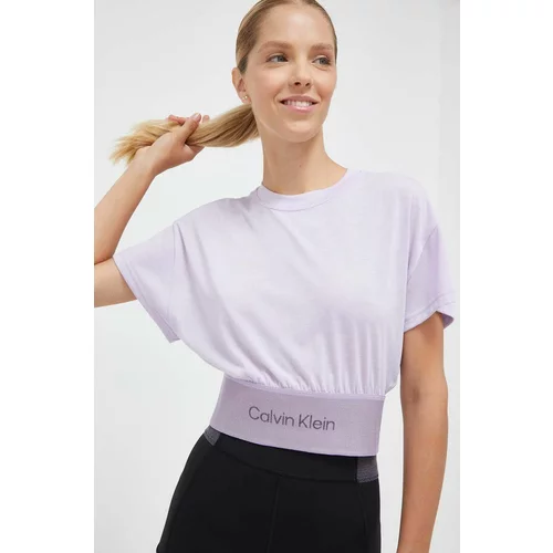 Calvin Klein Majica kratkih rukava za trening boja: ljubičasta