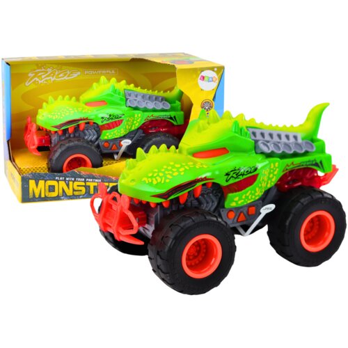  Off-Road Car Dinosaur T-Rex Lights Sounds Drive Green Cijene