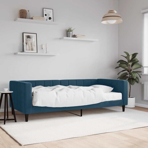  Dnevni krevet s madracem plavi 90 x 200 cm bar&scaron;unasti Cijene