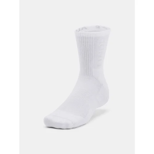 Under Armour Socks UA 3-Maker 3pk Mid-Crew-WHT - unisex