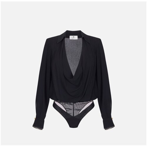 Elisabetta Franchi Topi &amp;amp; Bluze CB00261E2 Črna Slike