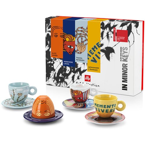 Illy Skodelice Biennale Arte Venezia 2026 - 4 skodelice za cappuccino Cene
