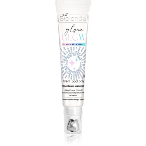 Bielenda GLAZE &amp;amp; GLOW krema za osvetljevanje predela okoli oči z vlažilnim učinkom 15 ml Slike