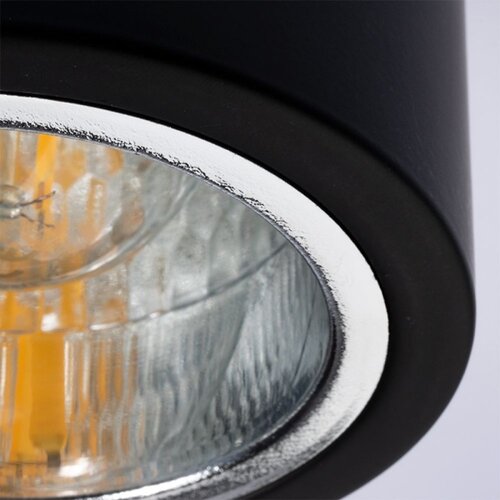  LED plafonska svetiljka JUPITER 1xE27/6W/230V 120x98 mm crna Slike