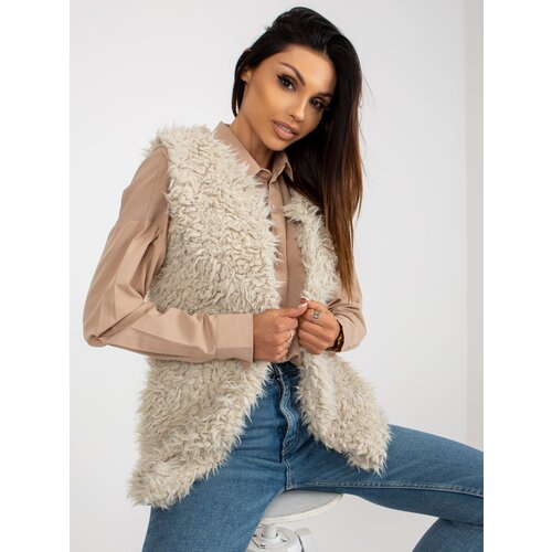 Wool Fashion Italia Vest-AT-KZ-22105.11P-beige Slike