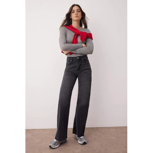 TRENDYOLMILLA ženske pantalone Twoaw26Je00081, crna Cene