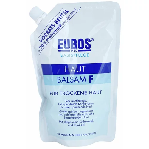 Eubos Basic Skin Care F vlažilni losjon za telo za suho in občutljivo kožo nadomestno polnilo 400 ml