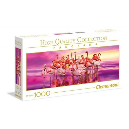 Clementoni Puzzle 1000 delova flamingo dance Slike