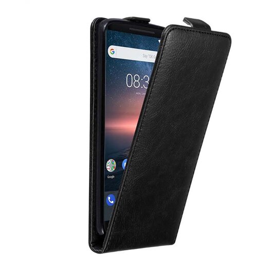 Cadorabo Ohi&scaron;je, združljivo z Nokia 8 Sirocco v nočna črna - Za&scaron;čitni ovitek v obliki flipa z magnetnim zapiranjem, (20564414) Cene