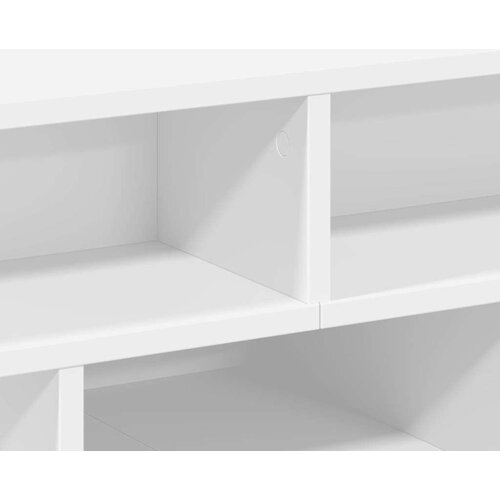  Stolić za kavu bijeli 70x70x29 cm od konstruiranog drva Slike